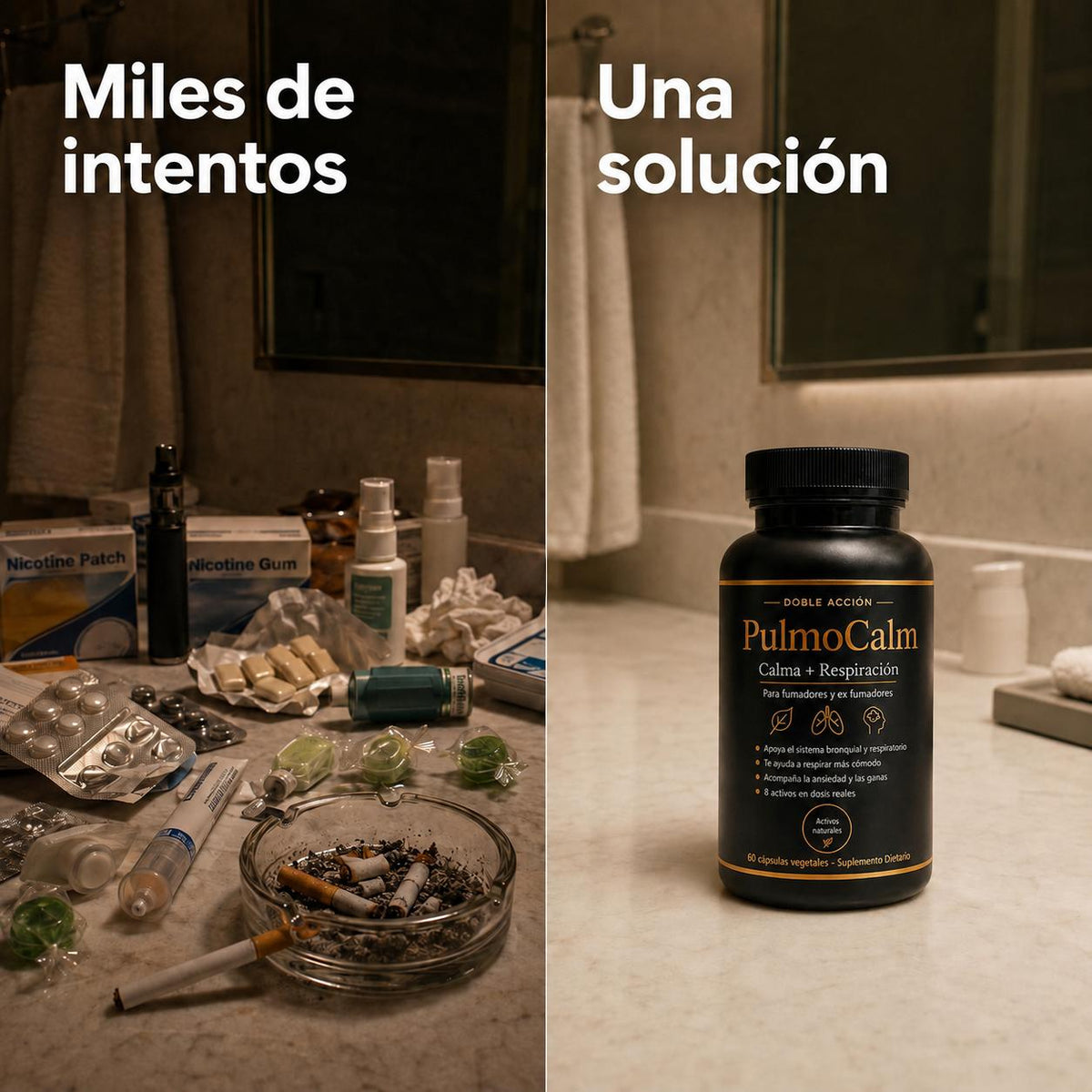 PulmoCalm® – Doble Acción: Menos Ganas de Fumar, Más Aire para tu Cuerpo